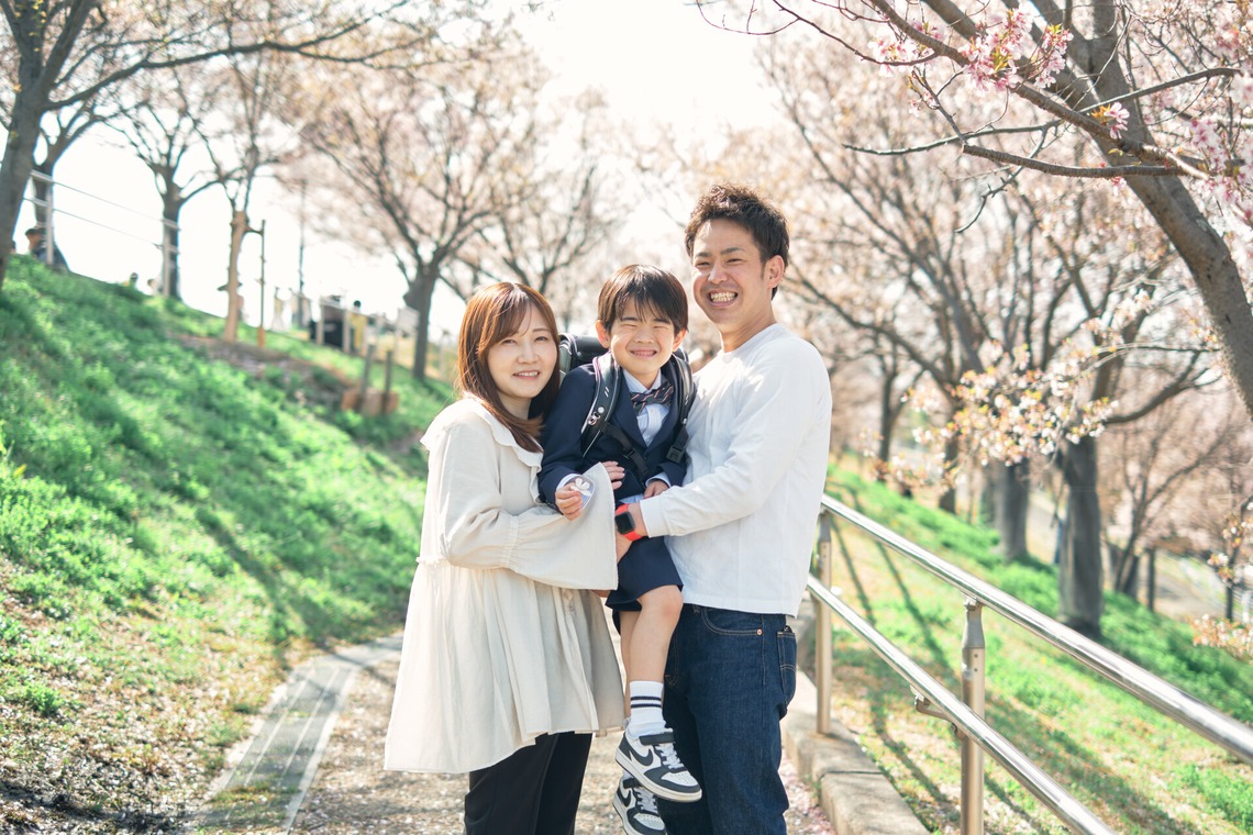 Tatsuyaが出張撮影した家族写真(キッズ,ベビーフォト)などが写った「家族写真撮影」の家族写真