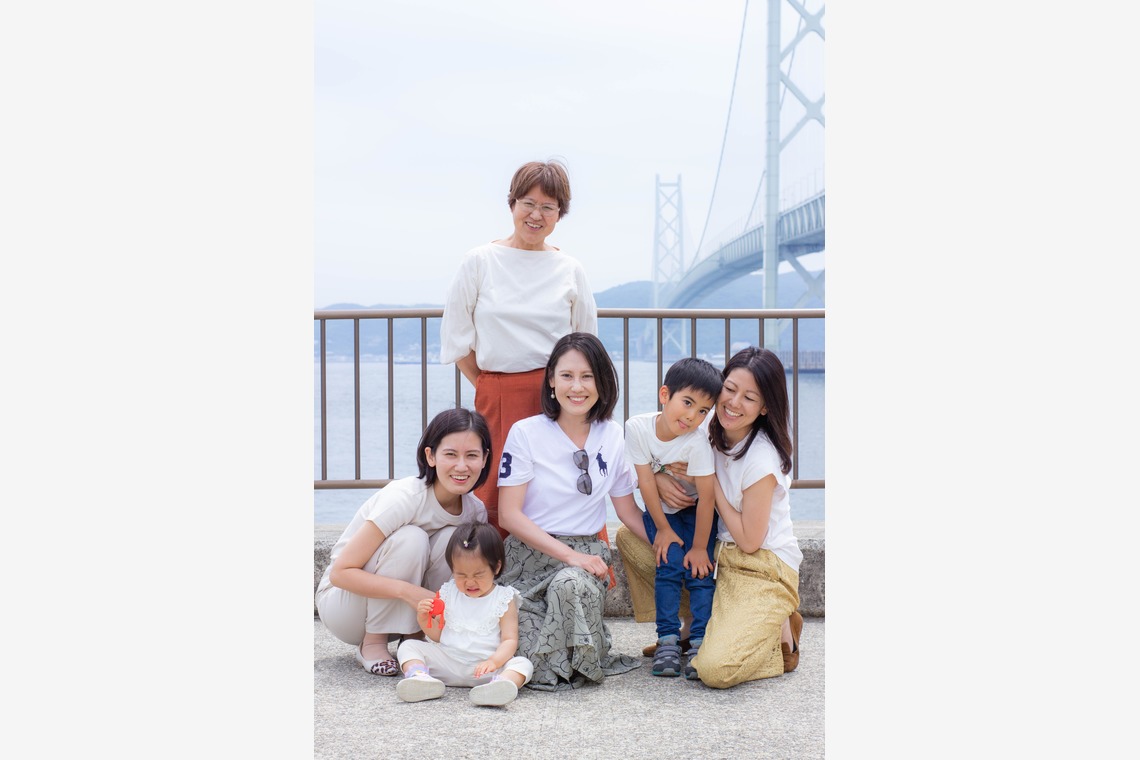 すみれふぉとが出張撮影した家族写真(キッズ,ベビーフォト)などが写った「新緑撮影会?」の家族写真