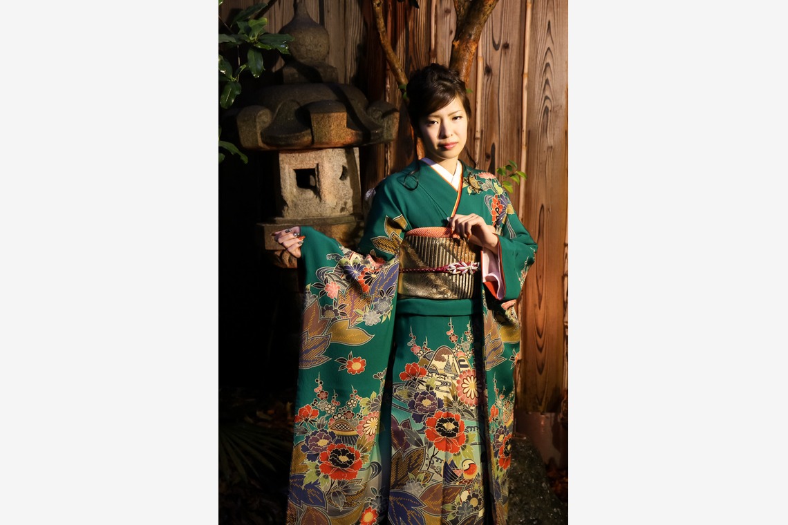 スマイルハンターが出張撮影した家族写真(キッズ,ベビーフォト)などが写った「成人式フォト」の家族写真