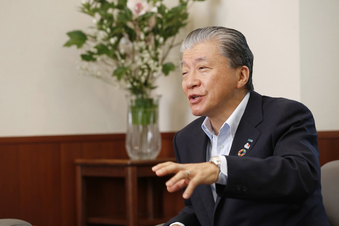 村田わかな広告写真が撮影した「日経Gooday インタビュー」の写真