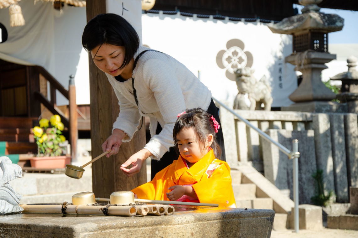 井上が撮影した写真のアルバム「七五三撮影＠倉敷、熊野神社」