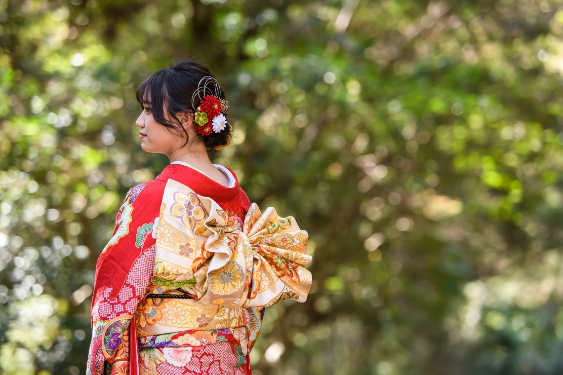 Visual Imagingが撮影した「振袖桜ロケーション撮影」の写真