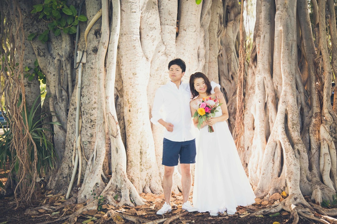 高野和希が撮影した「ハワイフォトウェディング」の写真