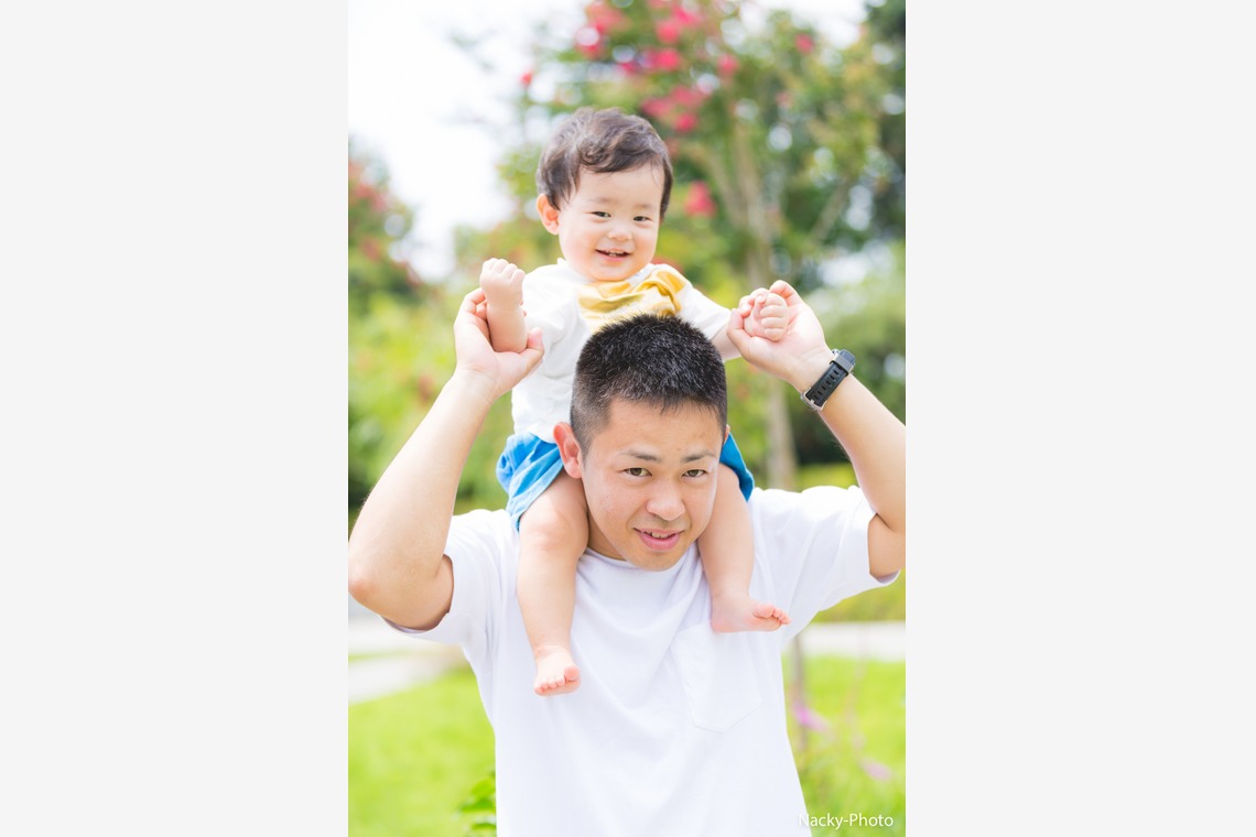 Nacky Photoが出張撮影した家族写真(キッズ,ベビーフォト)などが写った「家族フォト」の家族写真