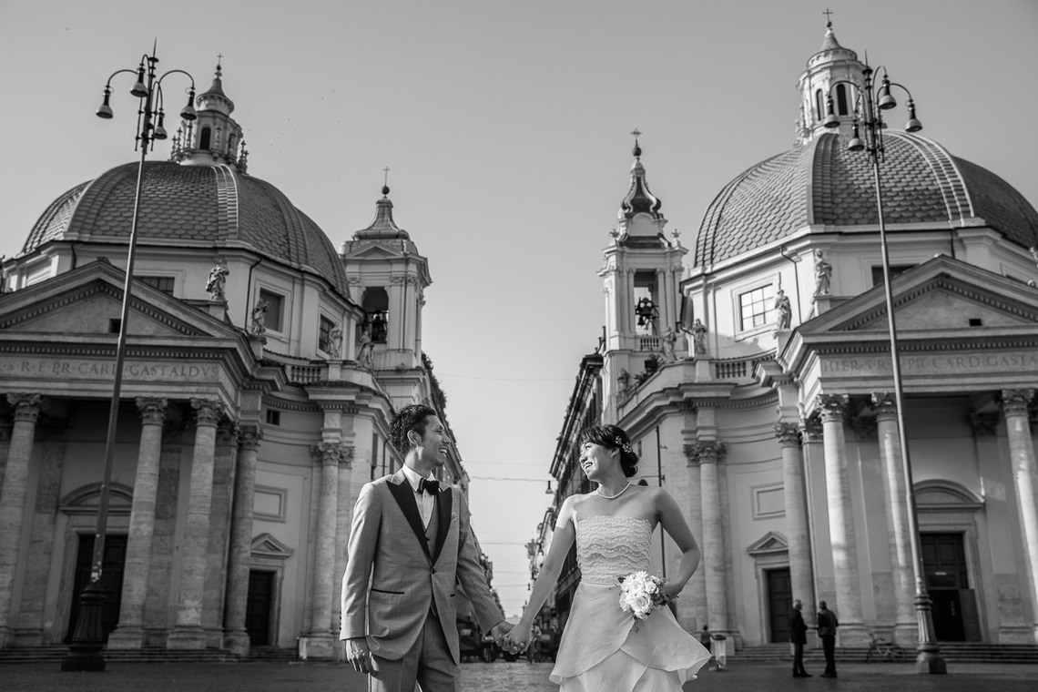 Kyoko Ide Photographyが撮影した写真のアルバム「ローマフォトウェディング- トレビの泉、スペイン広場、ポポロ広場、ナボーナ広場、パンテオン」