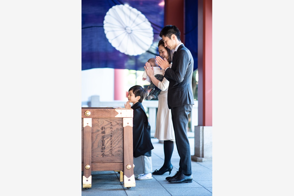 サキヤマ リエが撮影した写真のアルバム「5才男の子・笑顔いっぱいの七五三＠日枝神社」