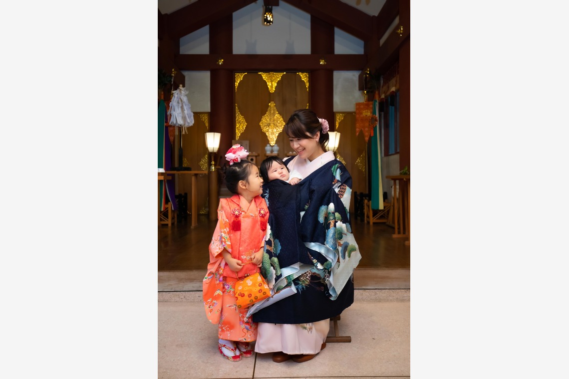 T.Matsumuraが撮影した家族写真の出張撮影/七五三フォト/お宮参りのアルバム「お宮参り(着物)&七五三＠大森熊野神社」