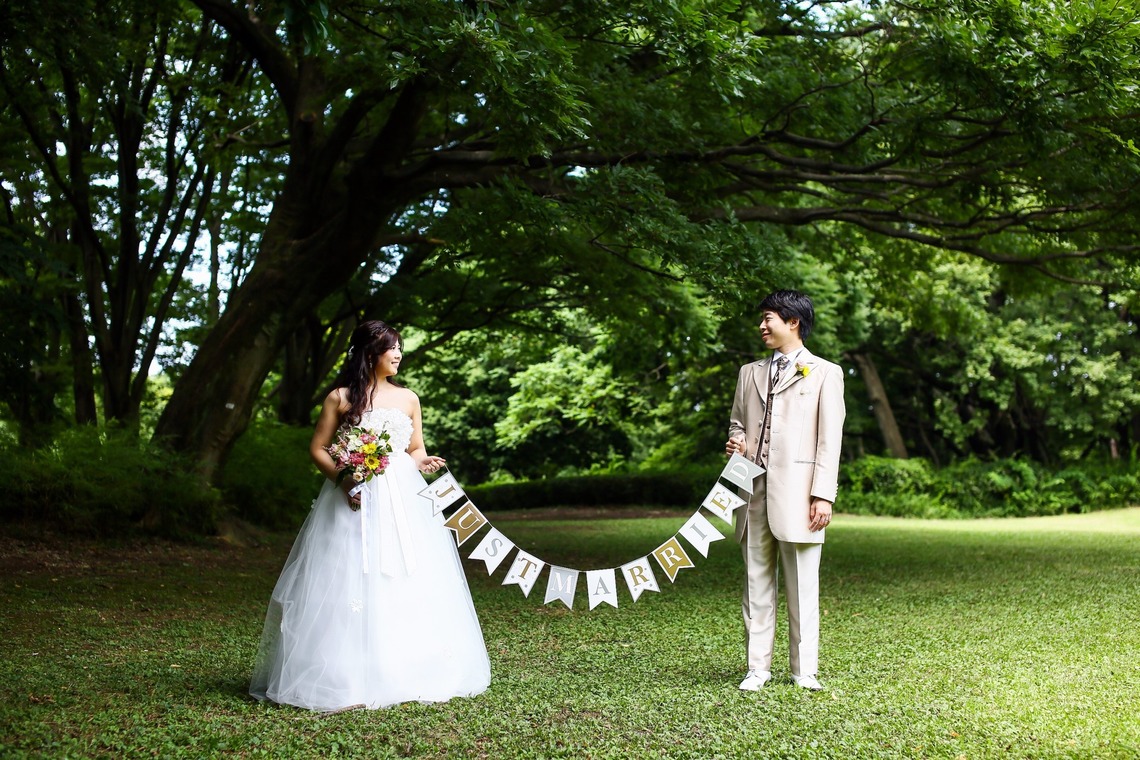 加倉井 規晃が撮影した「ロケーション・前撮り・公園・洋装」の写真