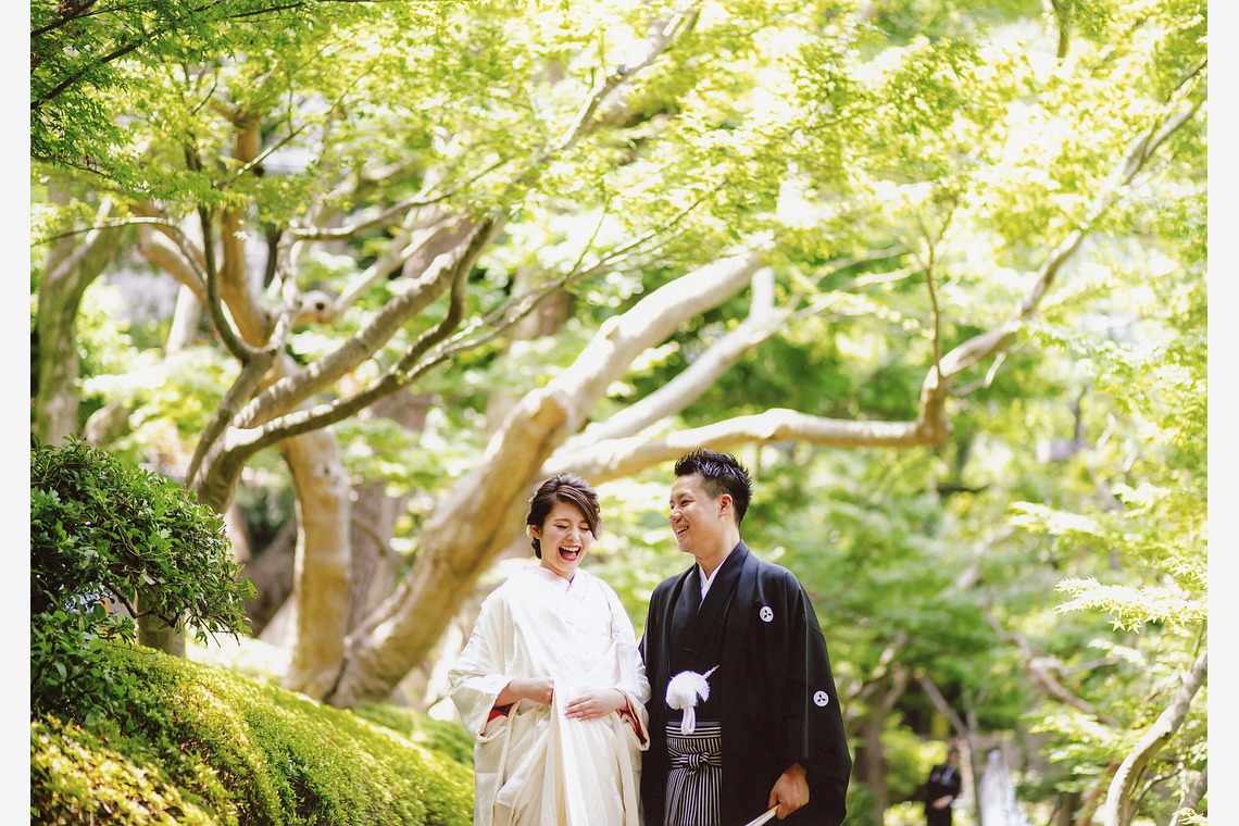 小林が撮影した「ロケーションウエディング」の写真