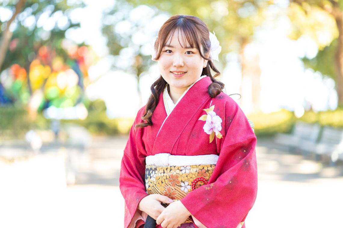 森元こずえが出張撮影した家族写真(キッズ,ベビーフォト)などが写った「成人式」の家族写真