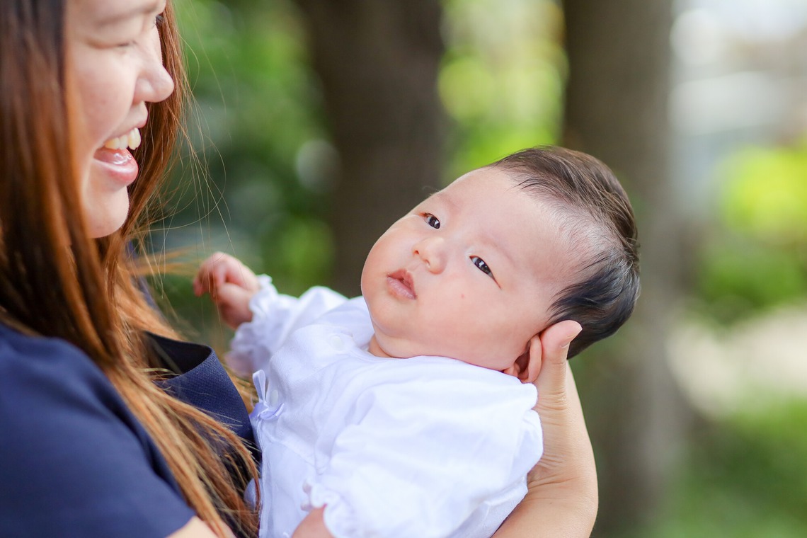 なかがわさとみが撮影した「お宮参りご家族写真撮影」の写真
