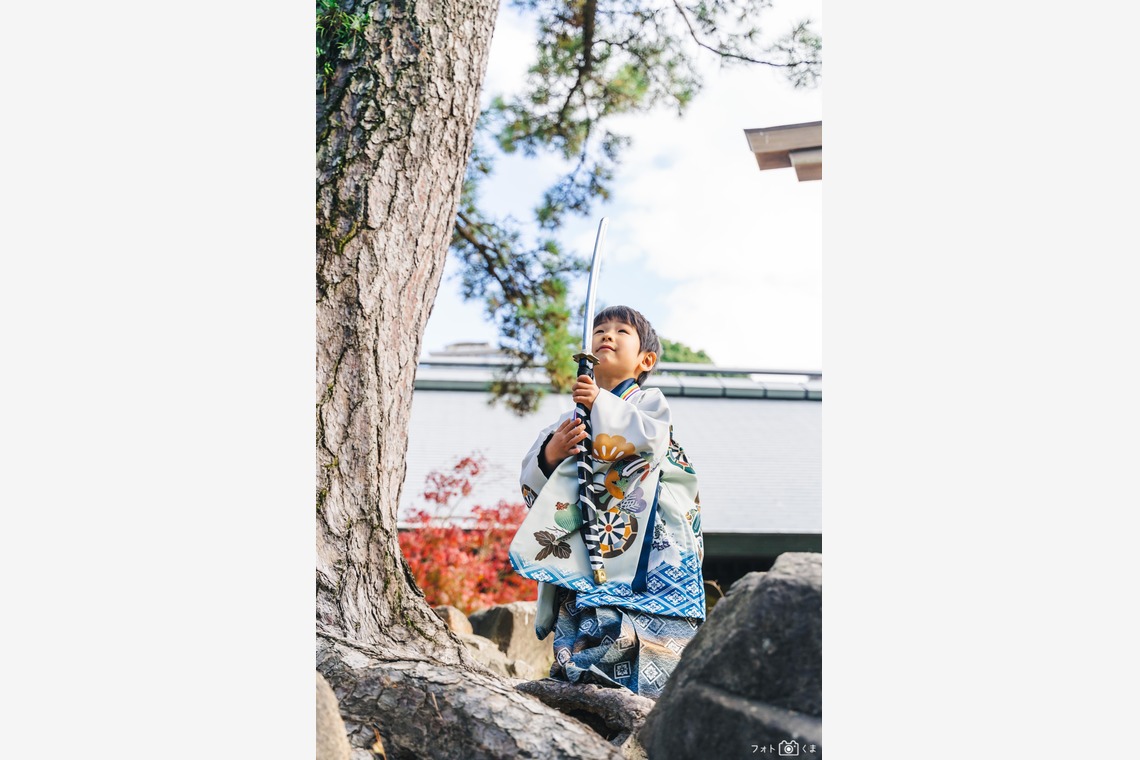 フォトくまが出張撮影した家族写真(キッズ,ベビーフォト)などが写った「七五三」の家族写真