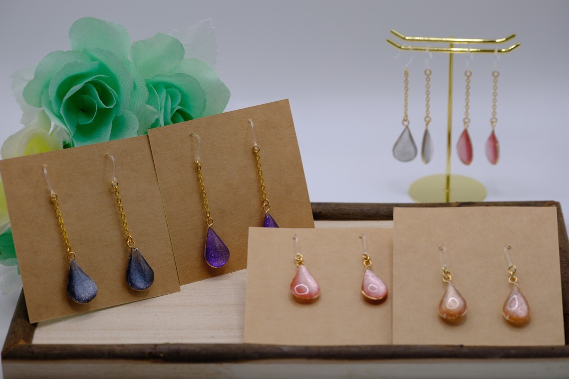 柴田美穂が撮影した「ハンドメイドピアス」の写真