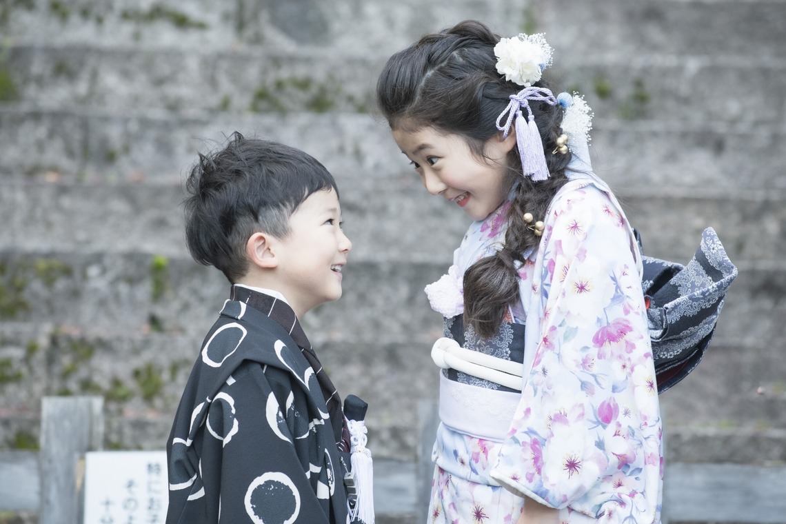 A&Y写真OFFICEが出張撮影した家族写真(キッズ,ベビーフォト)などが写った「７５３お祝い写真」の家族写真