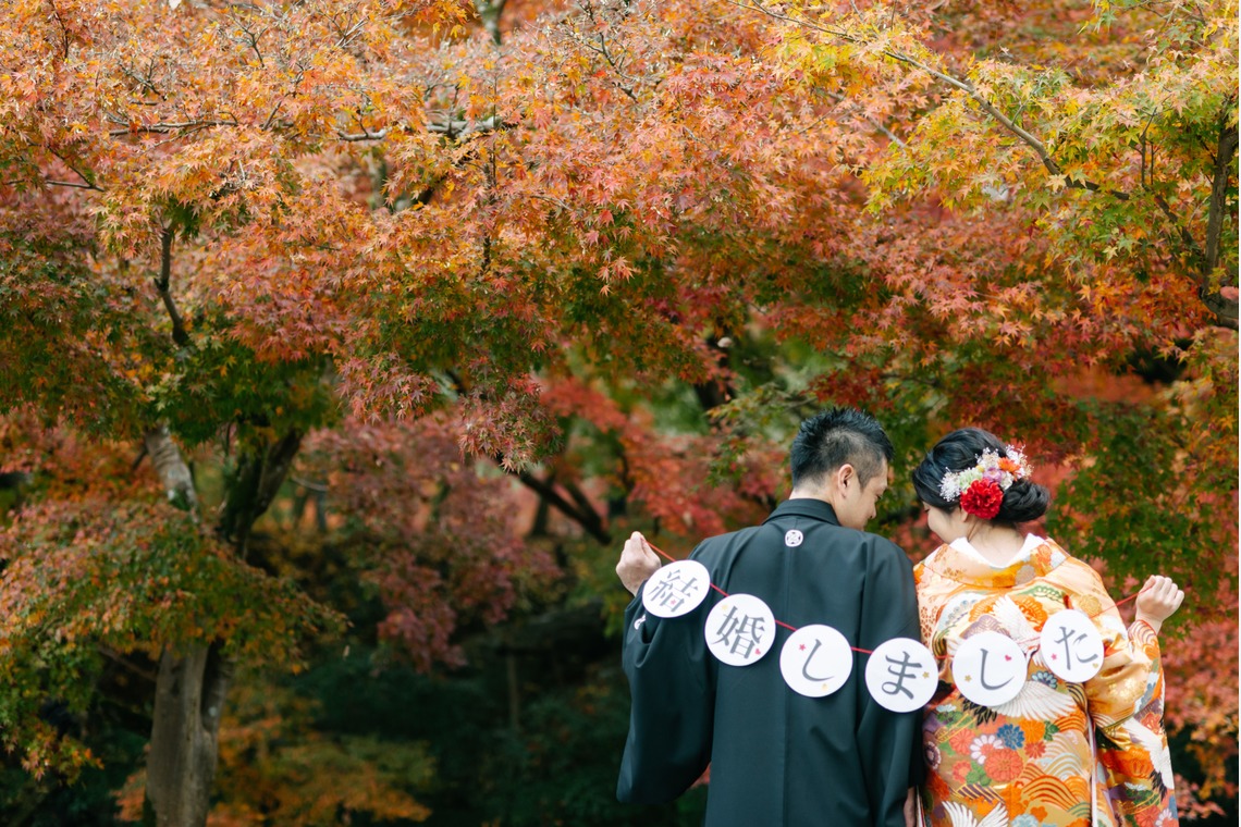 LARA LILYが撮影した「結婚式前撮り(福岡県・秋月城)」の写真