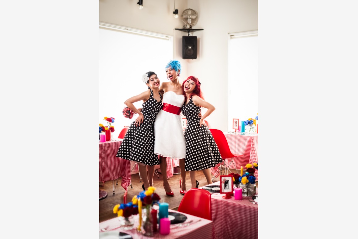  グラフィーズが撮影した「ピンナップ ウェディング」の写真