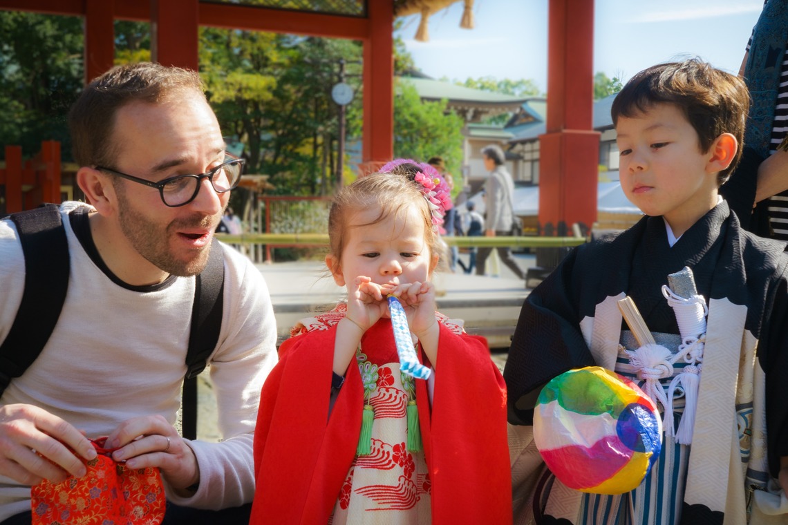 Petite Photographyが出張撮影した家族写真(キッズ,ベビーフォト)などが写った「七五三出張撮影」の家族写真