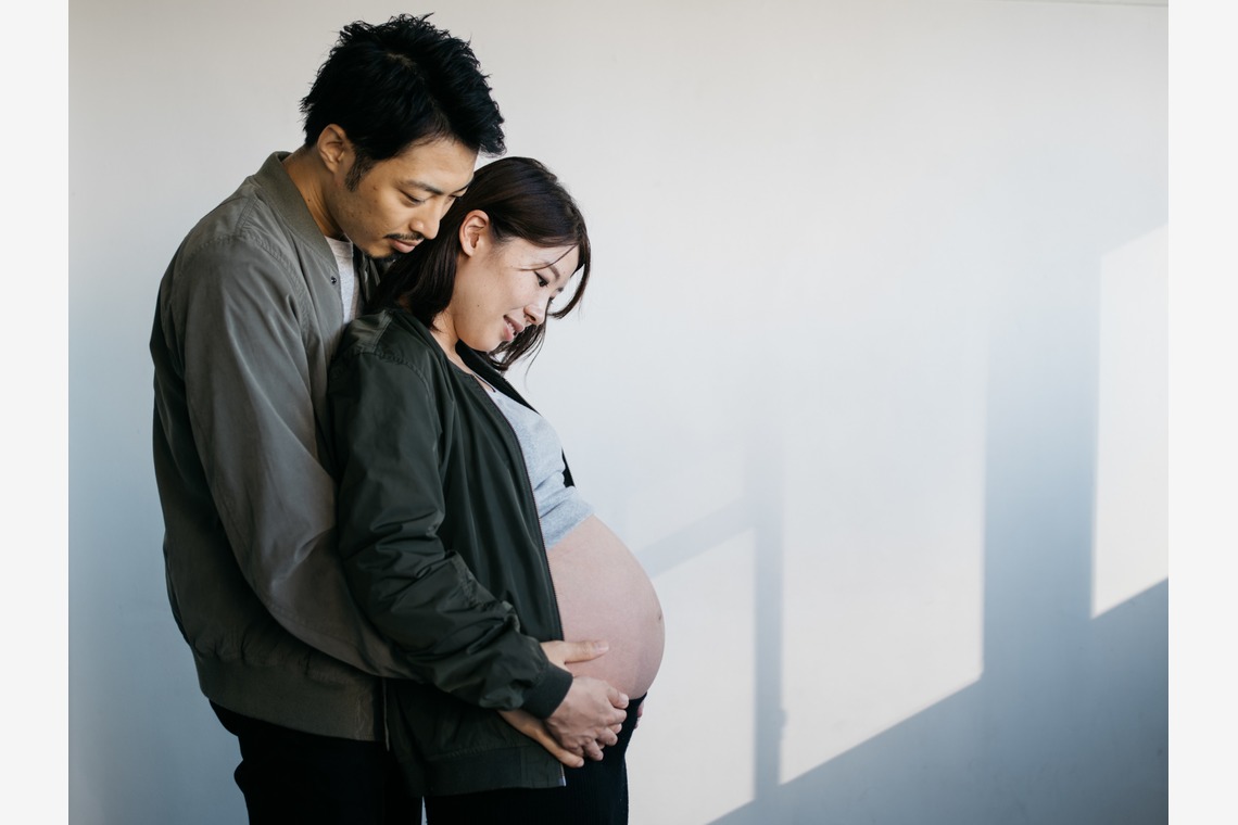 植村由理が出張撮影した家族写真(キッズ,ベビーフォト)などが写った「マタニティフォト@スタジオ」の家族写真