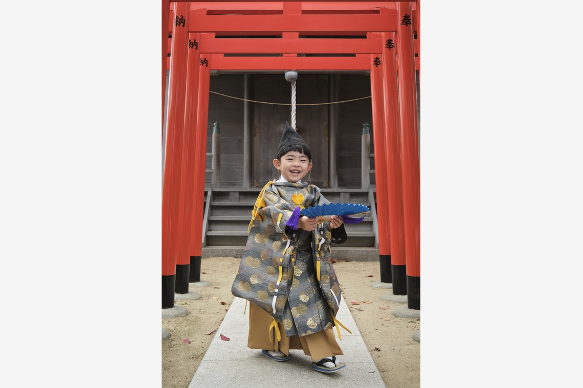 濱田茉里が撮影した「七五三ロケ」の写真
