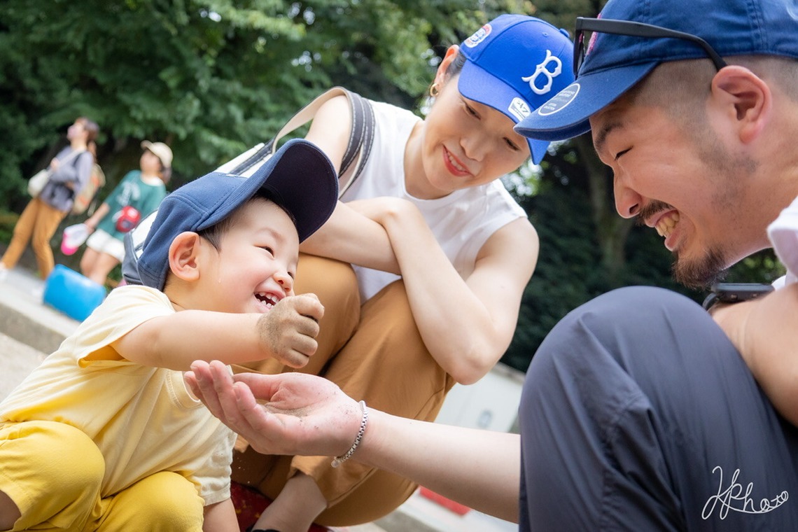 大森光太郎・K-PHOTOが出張撮影した家族写真(キッズ,ベビーフォト)などが写った「家族写真撮影」の家族写真