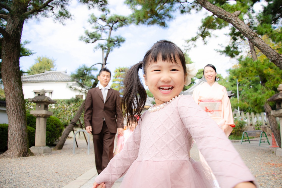 井上が撮影した「七五三撮影@京都」の写真