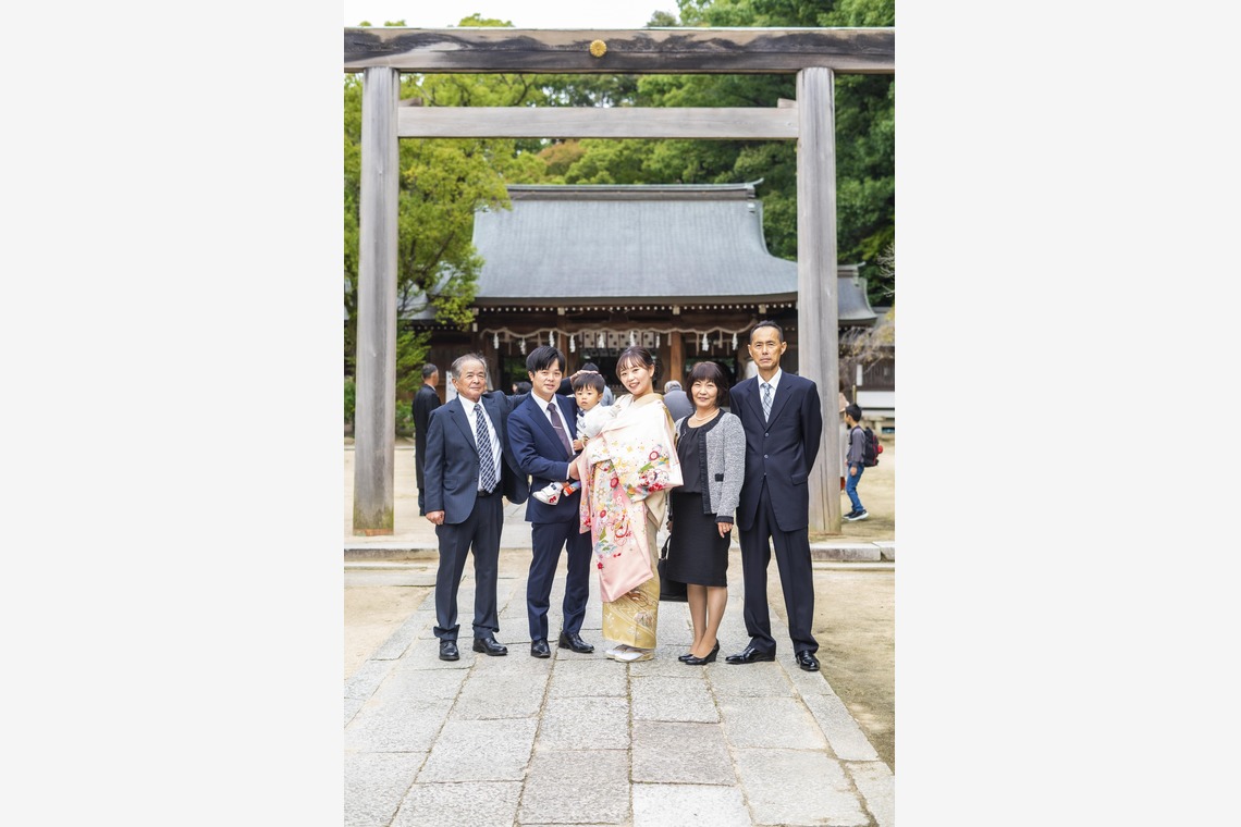 スタジオ11が撮影した「七五三のお参り案件」の写真