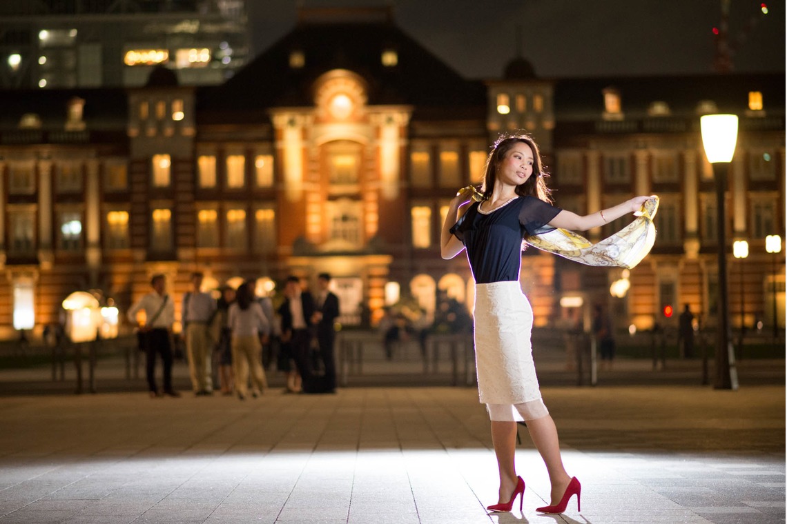 Album of the Location Photo Shoot taken by Happy Baby Project - Tokyo Station at night
