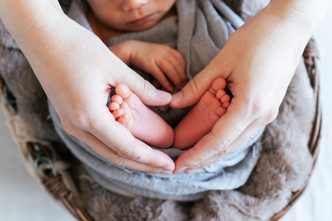 シコロハルナが撮影した「ニューボーンフォト」の写真