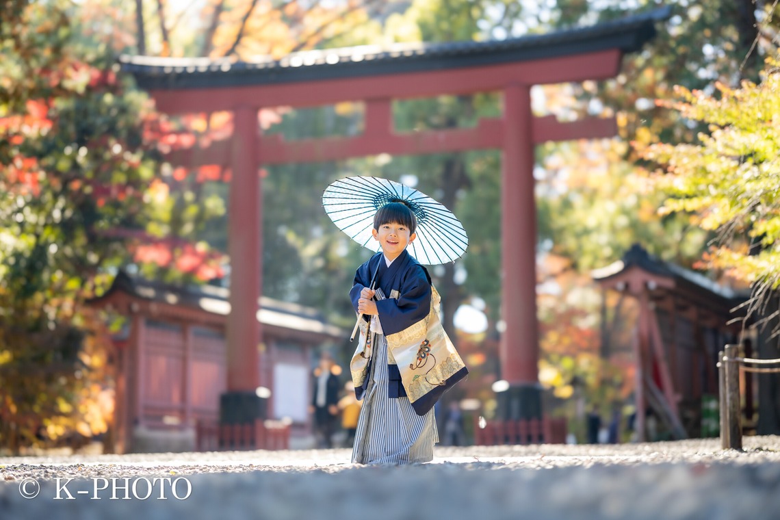 大森光太郎・K-PHOTOが出張撮影した家族写真(キッズ,ベビーフォト)などが写った「七五三撮影」の家族写真