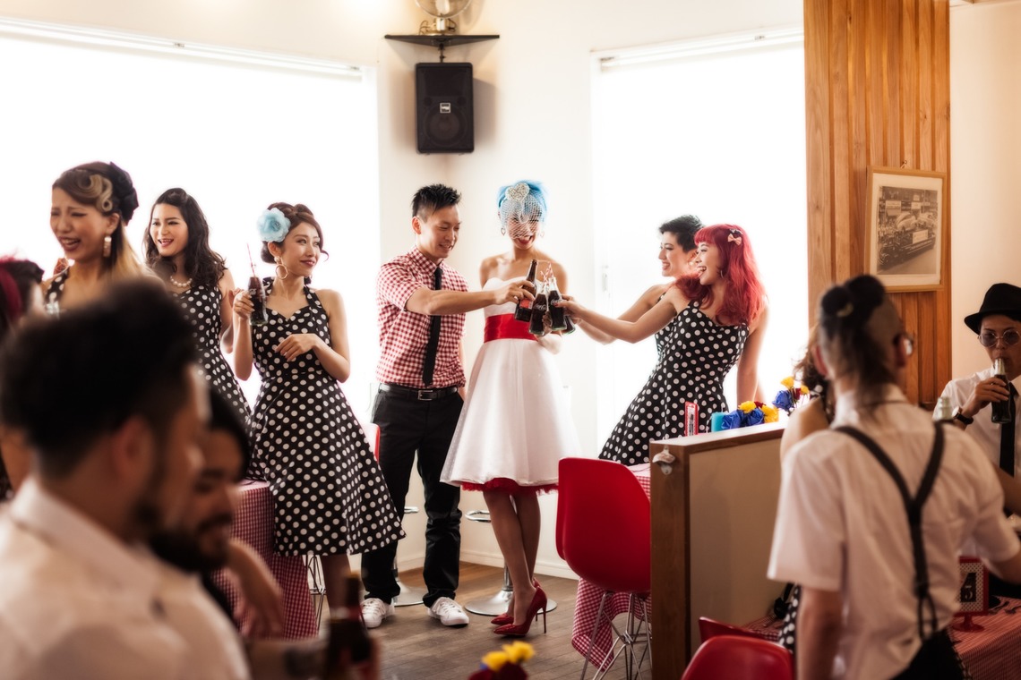  グラフィーズが撮影した「ピンナップ ウェディング」の写真