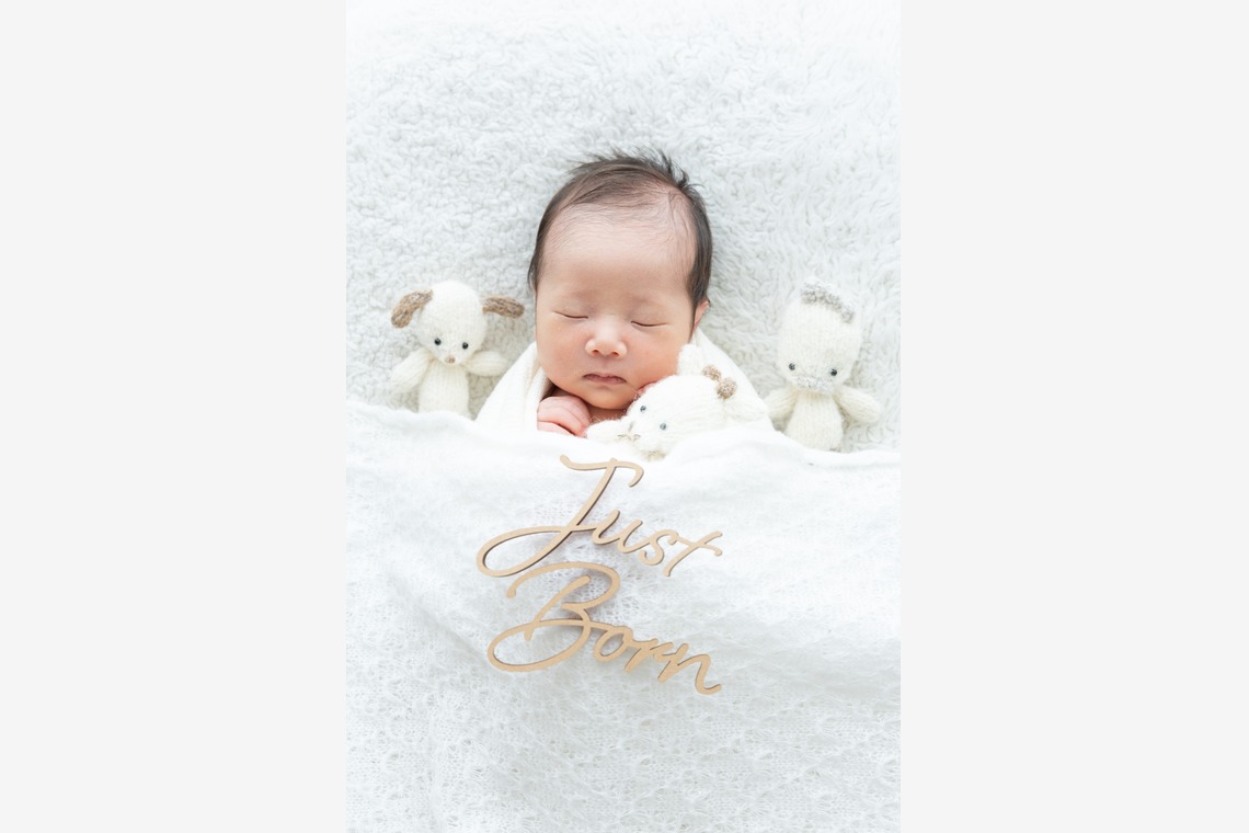 photo booが撮影した「ニューボーンフォト」の写真