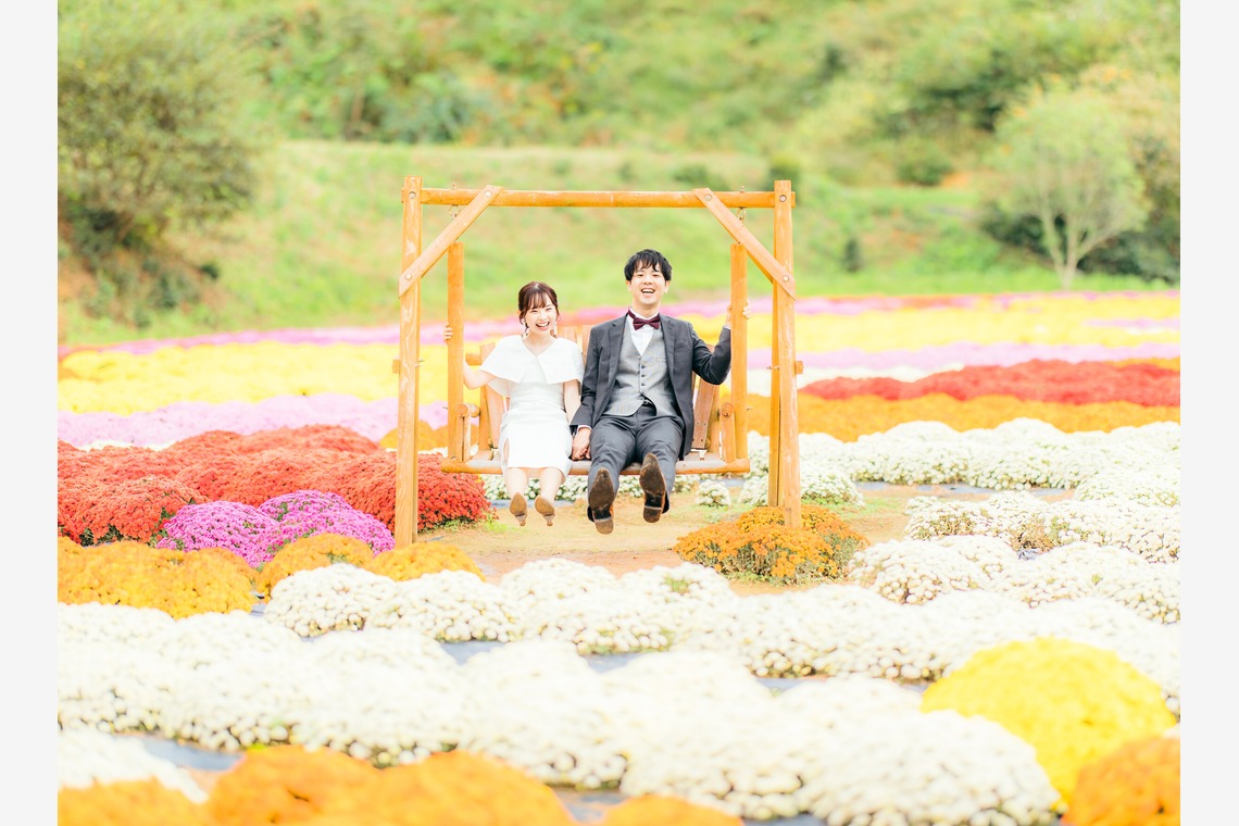 かわもとじゅんいち【Jun3photo】が撮影した「結婚式　前撮り　広島中央公園」の写真