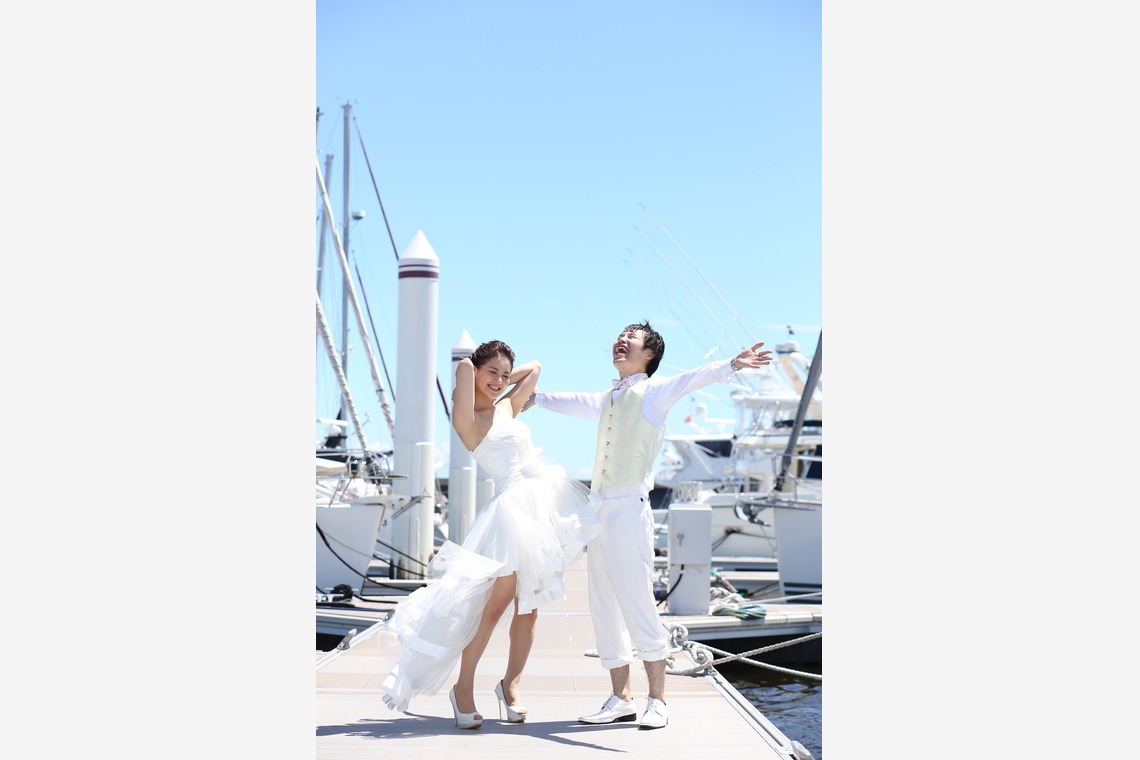 E-Weddingが撮影した「ロケーション前撮り」の写真