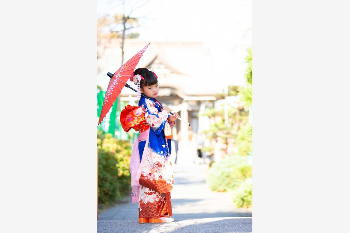 T.Matsumuraが出張撮影した家族写真(キッズ,ベビーフォト)などが写った「七五三＠鵠沼伏見稲荷神社」の家族写真