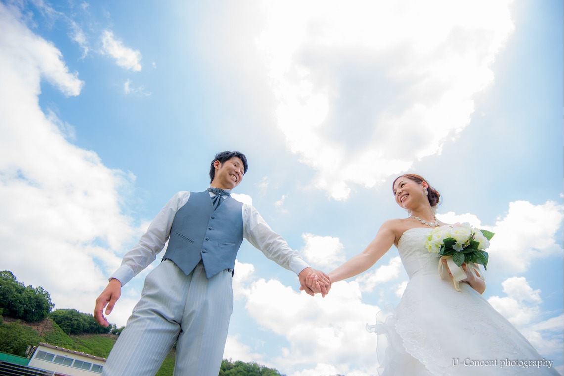 U-CONCENT (香川裕貴)が撮影した「ドレスロケーション前撮り宝ヶ池・賀茂社賀茂川」の写真