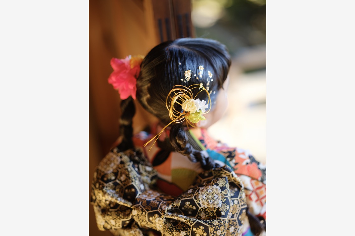 藤原和彦が撮影した七五三フォトのアルバム「お寺さんでの七五三記念撮影」