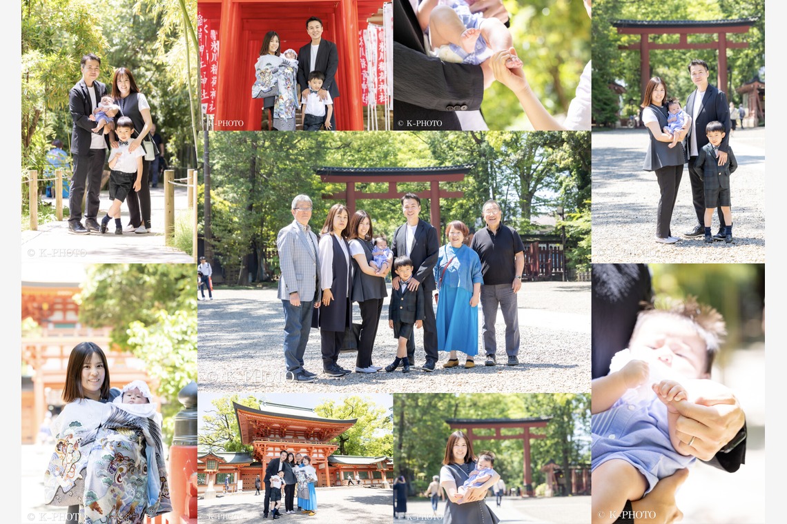 大森光太郎・K-PHOTOが撮影した写真のアルバム「お宮参り撮影」