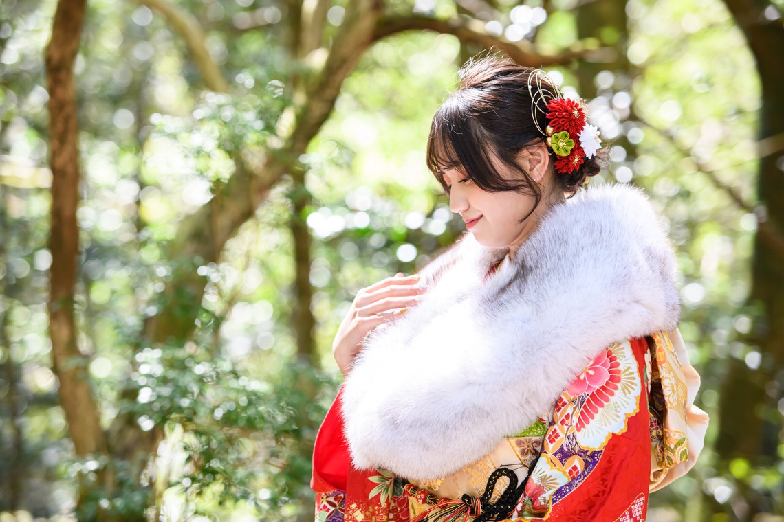 Visual Imagingが撮影した写真のアルバム「振袖桜ロケーション撮影」