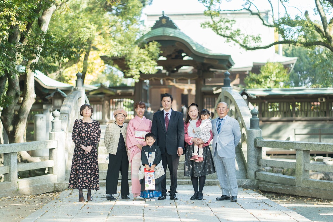 山口　竜が撮影した「七五三・餅踏み・お宮参り」の写真