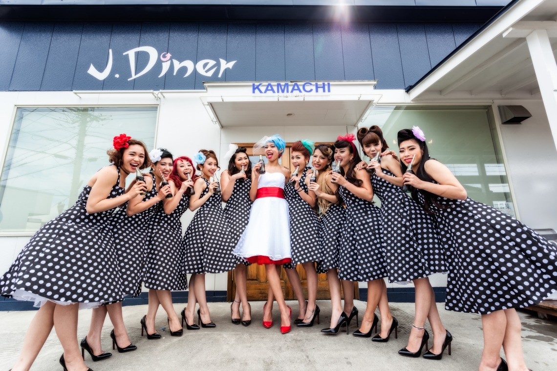  グラフィーズが撮影した「ピンナップ ウェディング」の写真