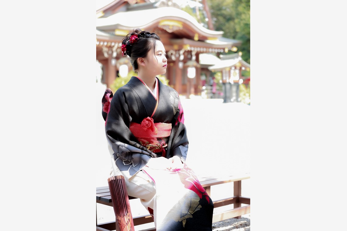 黒澤正彦が撮影した「成人式前撮り撮影（群馬県高崎市　進雄神社　４月撮影）」の写真