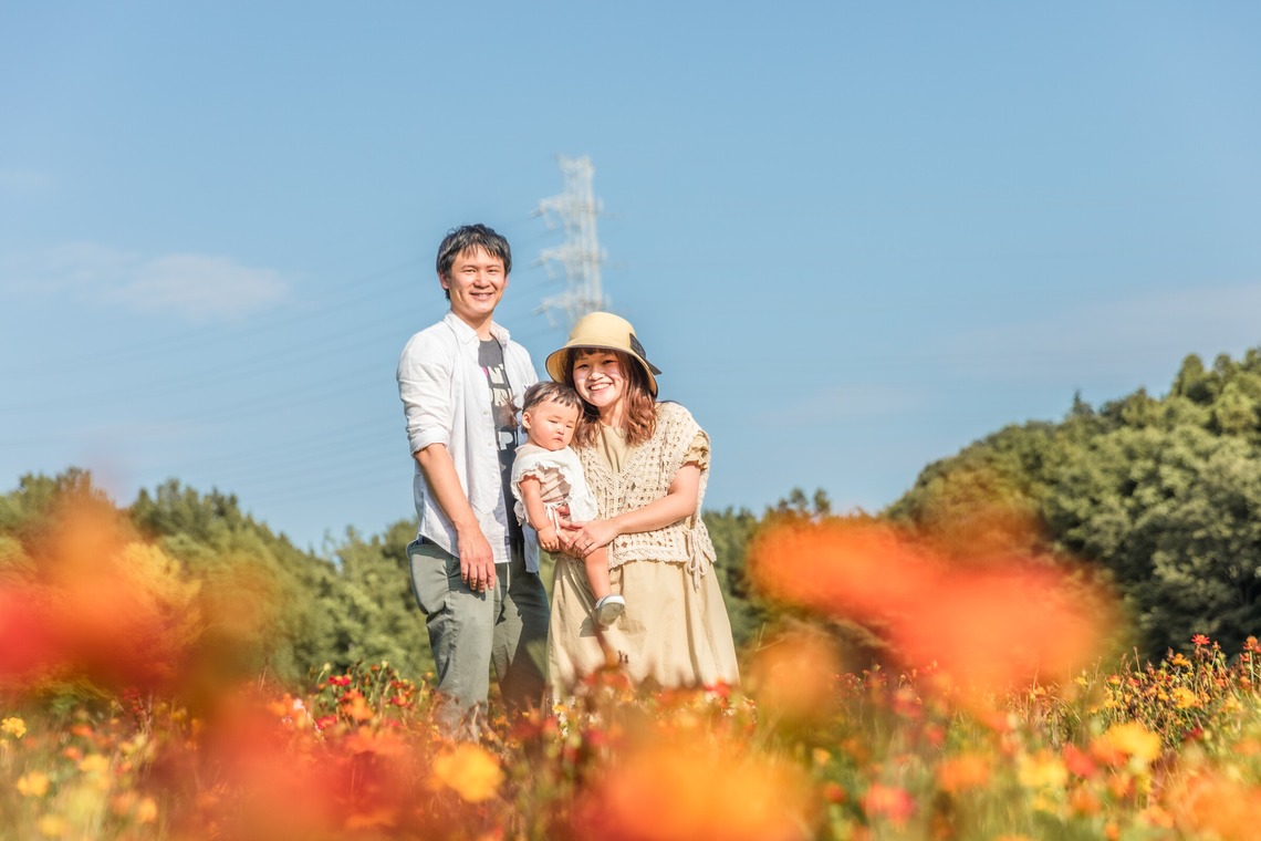 チャミーフォトグラフィーが撮影した「ファミリーフォト」の写真