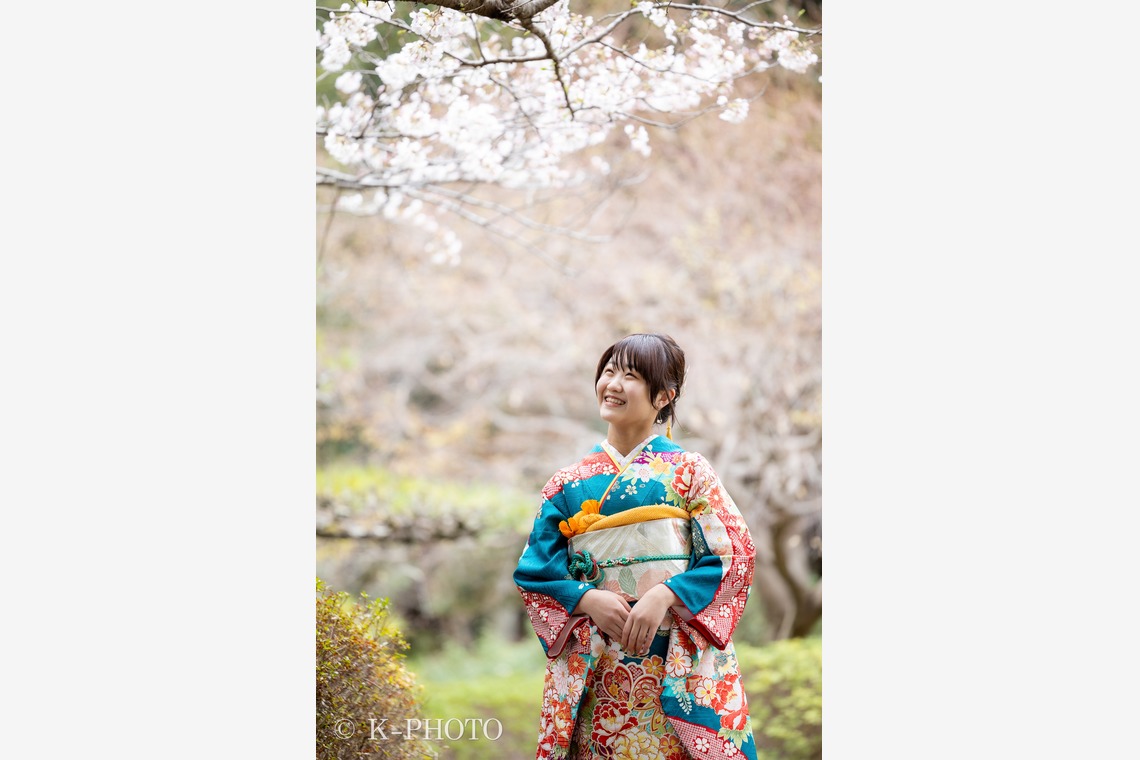 大森光太郎・K-PHOTOが出張撮影した家族写真(キッズ,ベビーフォト)などが写った「成人式撮影」の家族写真