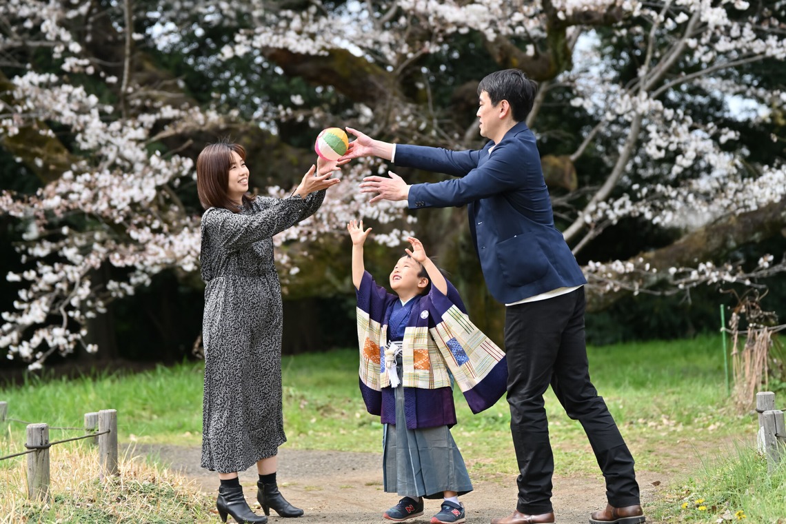 寫樂斎が撮影した家族写真の出張撮影/七五三フォトのアルバム「七五三（神代植物公園）」