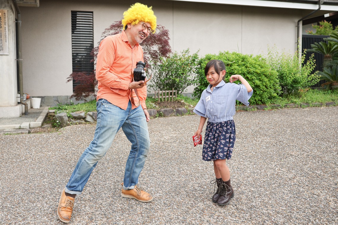 ちずカメラが撮影した「写真家　橘田龍馬さんの子供写真教室の様子」の写真
