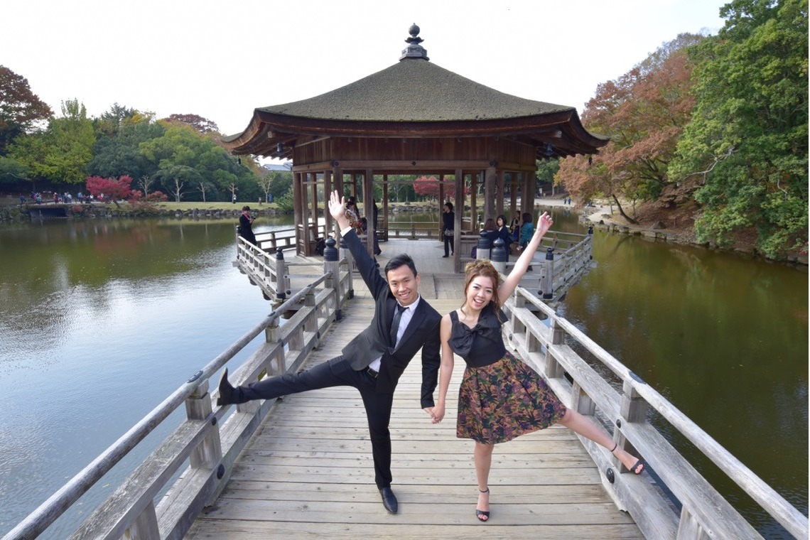 キキフォトワークスが撮影した「奈良公園でのウエディングロケーション撮影」の写真