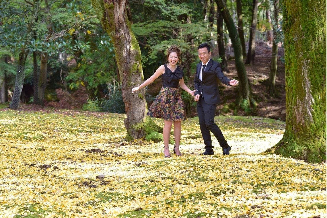 キキフォトワークスが撮影した「奈良公園でのウエディングロケーション撮影」の写真