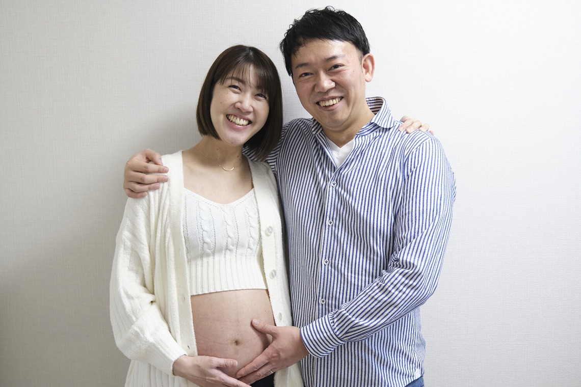 濱田茉里が出張撮影した家族写真(キッズ,ベビーフォト)などが写った「マタニティ」の家族写真