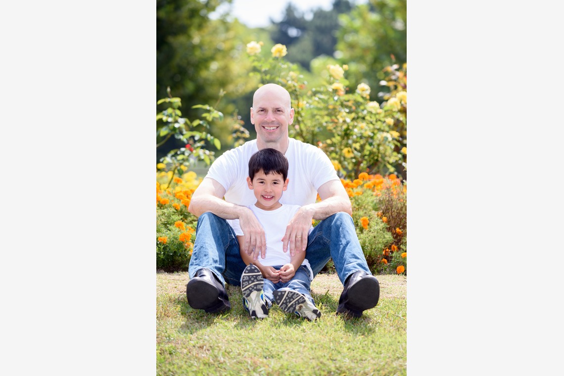 ProPhotos Japanが撮影した「カジュアルな家族写真」の写真