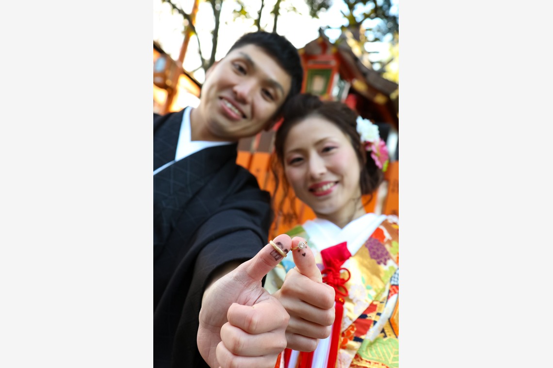 Photo of wedding kimono taken by Smilehunter